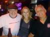 Beach Barrels Tue. Open Mic host Ray (Identity Crisis) chats w/ Wendy & bassist Rob who came out to play.